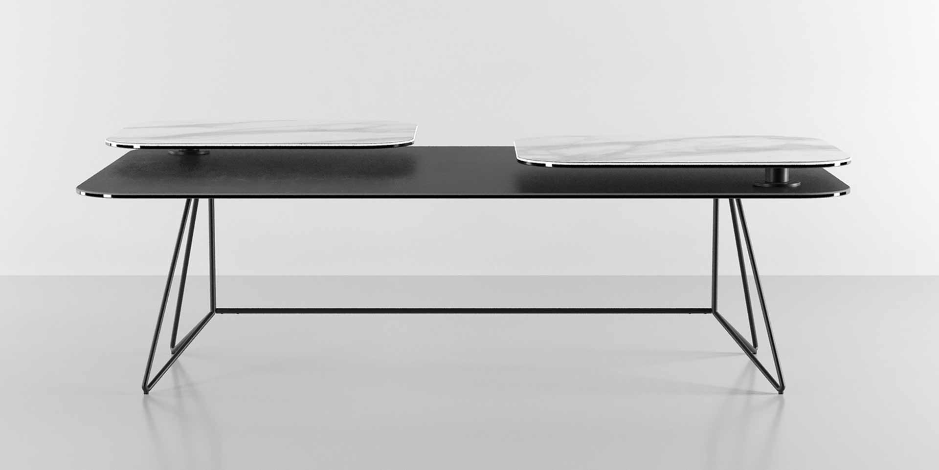 table basse plateau céramique