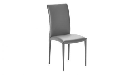 chaise pvc grise