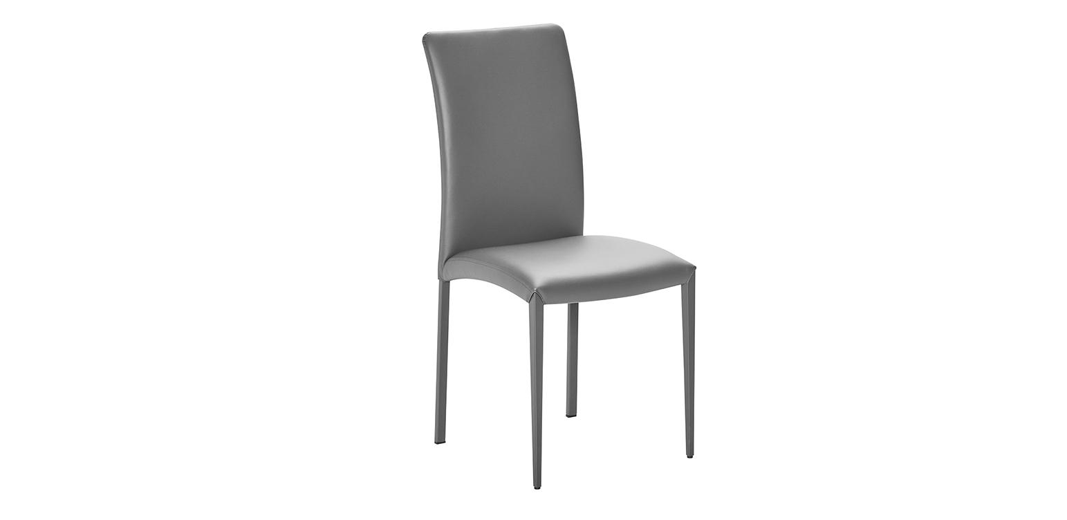 chaise pvc grise