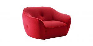 fauteuil de salon rouge