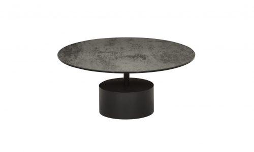 table basse acier et ceramique