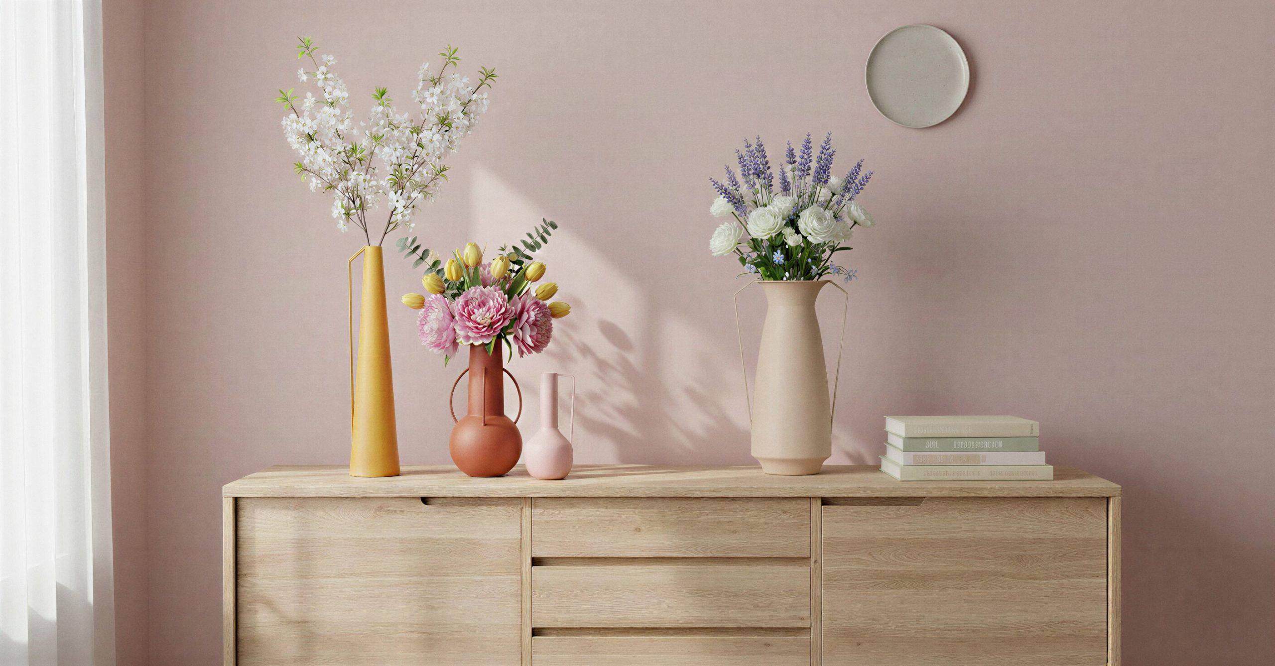 ROMAN SET 4 VASES slider image n°1