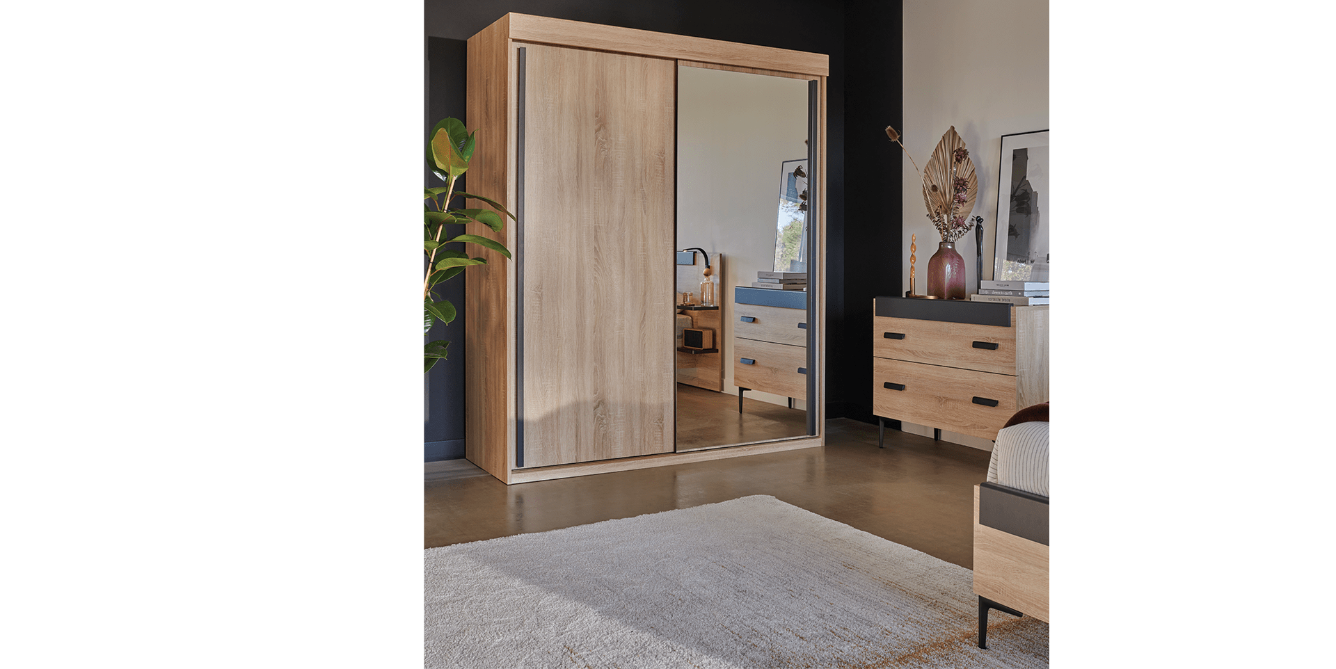 Slider Armoire 2 portes coulissantes FIRST (image 1)