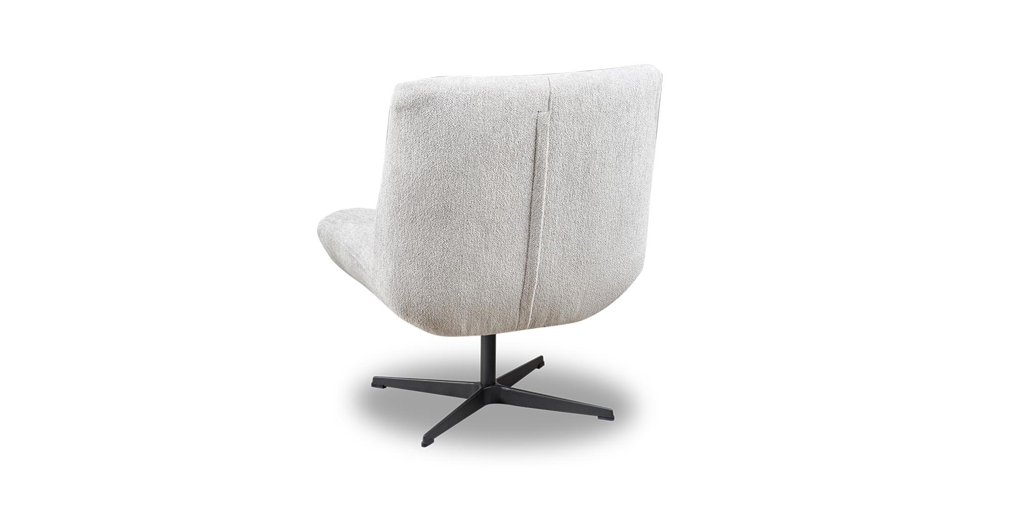 Fauteuil en tissu pivotant ANGELE slider image n°2