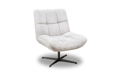 Fauteuil en tissu pivotant ANGELE