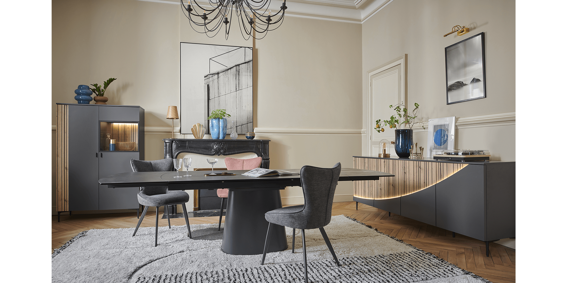 Buffet 4 portes TOPAZE slider image n°3