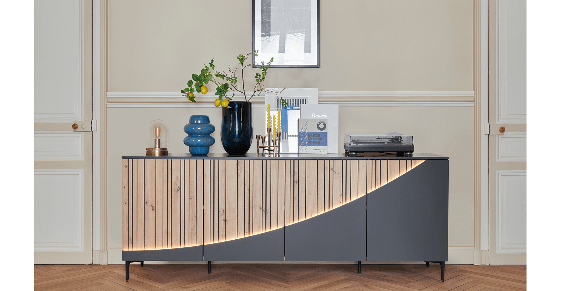 Buffet 4 portes TOPAZE slider image n°2
