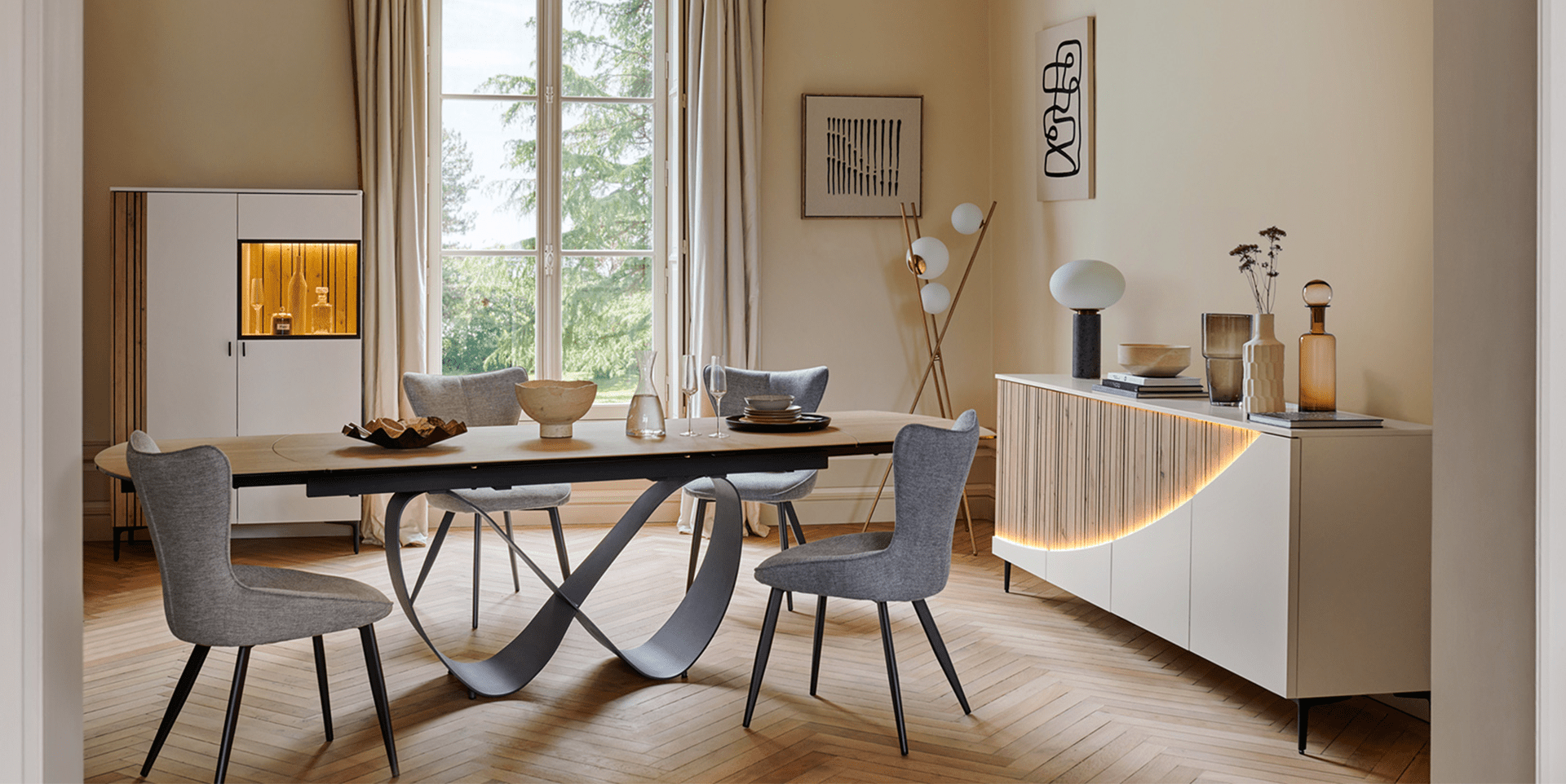 Table de repas TOPAZE slider image n°3