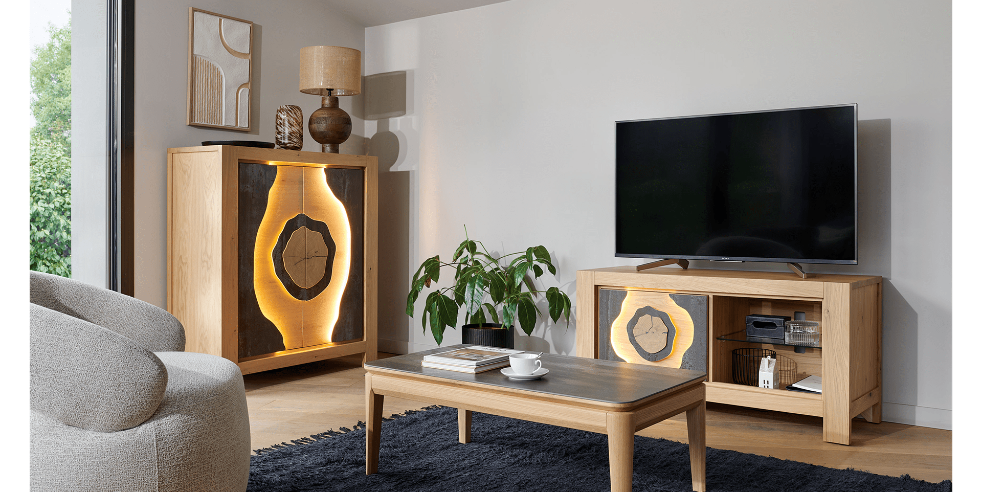 Meuble d'appoint MINERALE slider image n°1