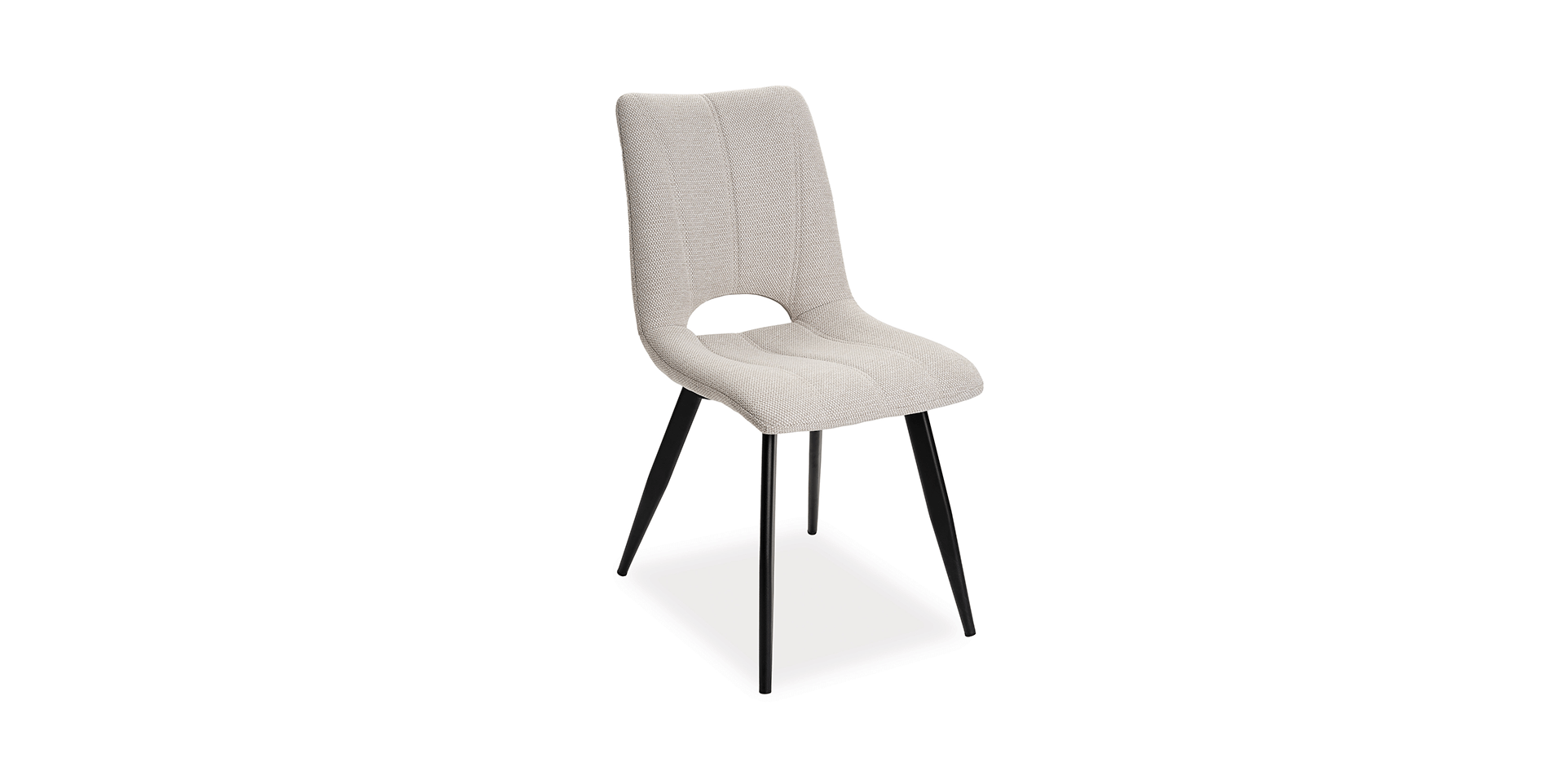 Chaise en tissu CORALIE slider image n°2