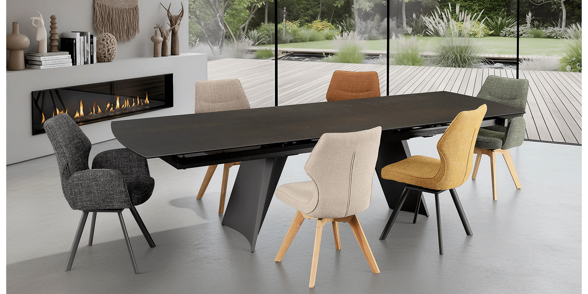 Table de salle à manger AZALÉE slider image n°1