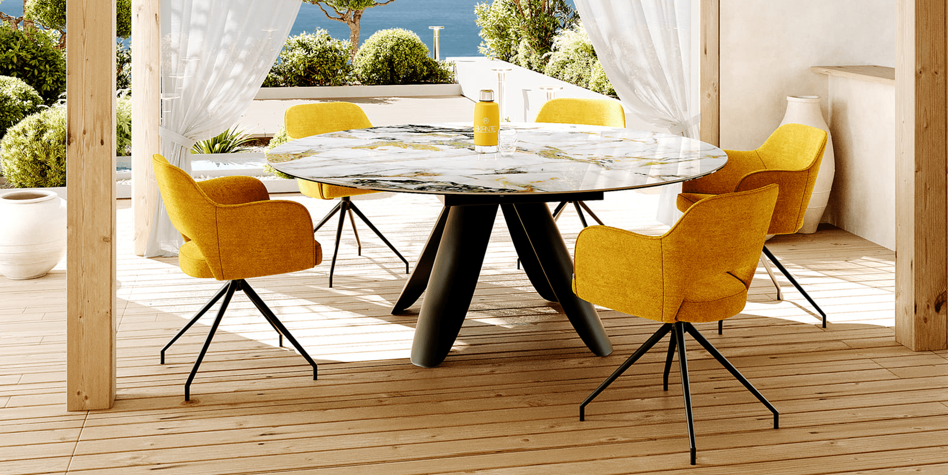 Table de salle à manger GRANDE AJACCIO slider image n°1