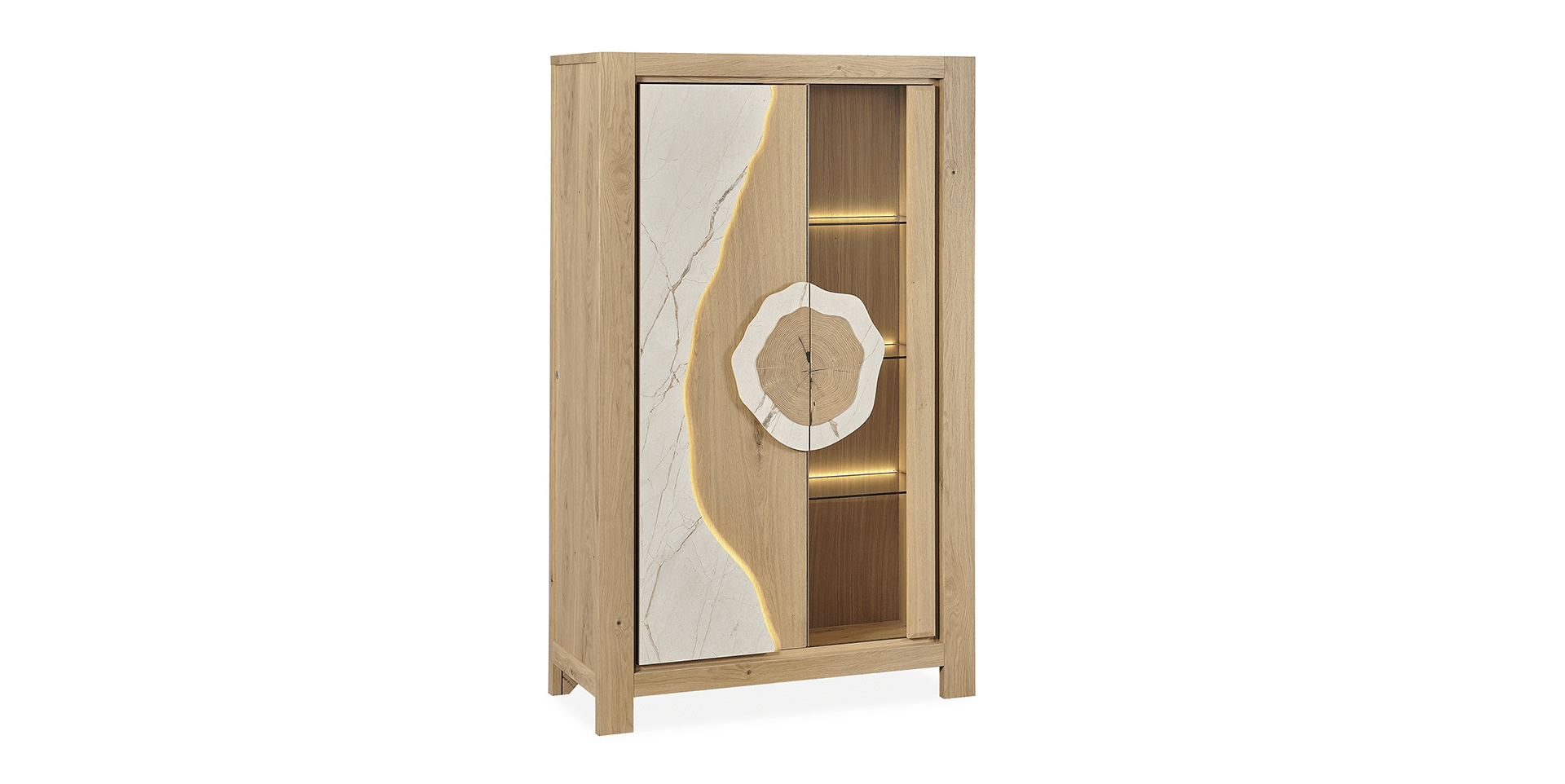 Bibliothèque et vitrine MINERALE slider image n°3