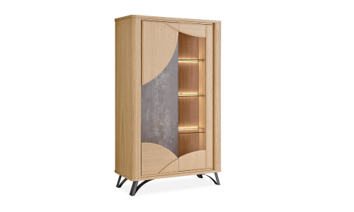 Bibliothèque et vitrine RIVIERA