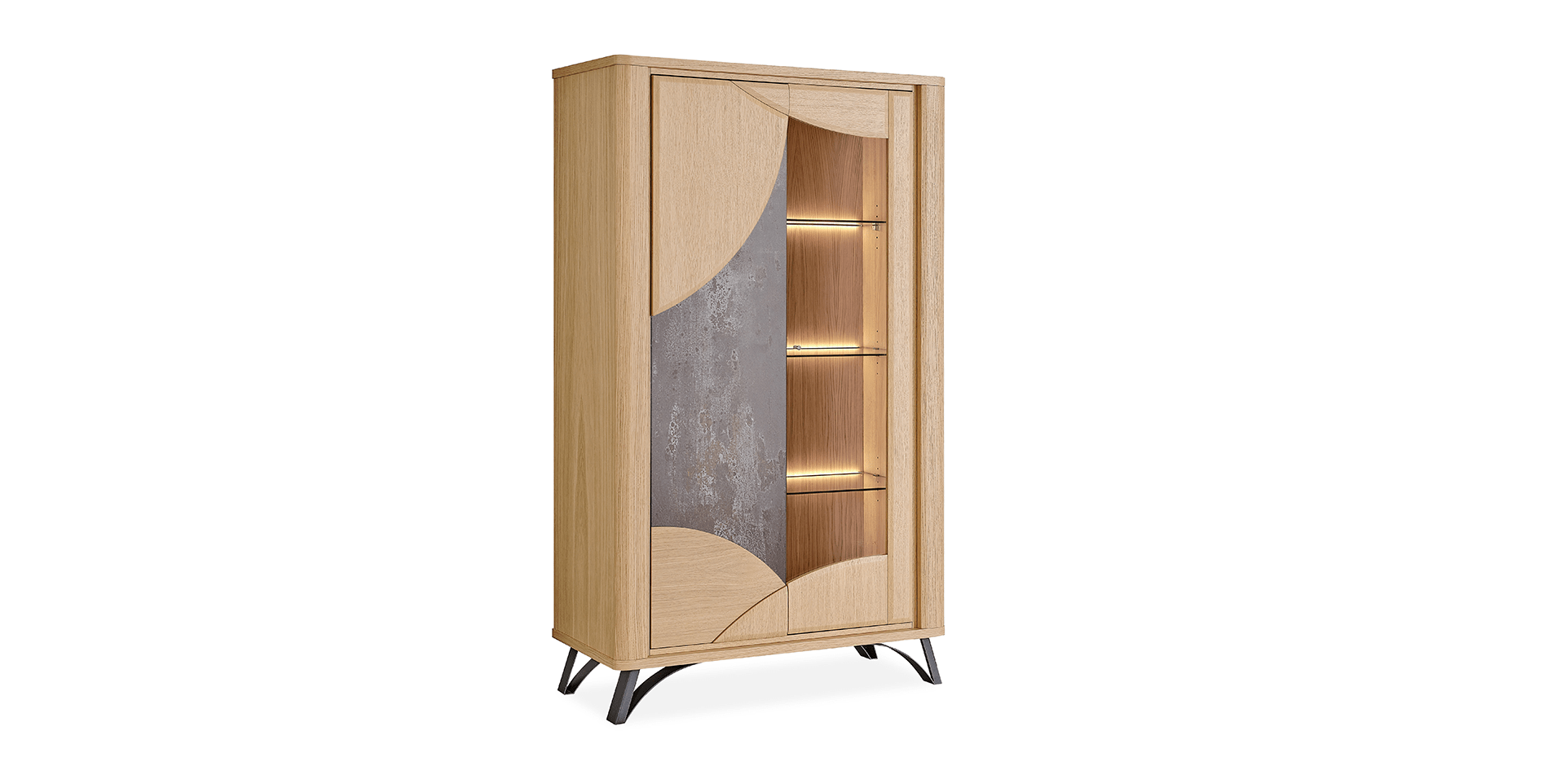 Bibliothèque et vitrine RIVIERA slider image n°2