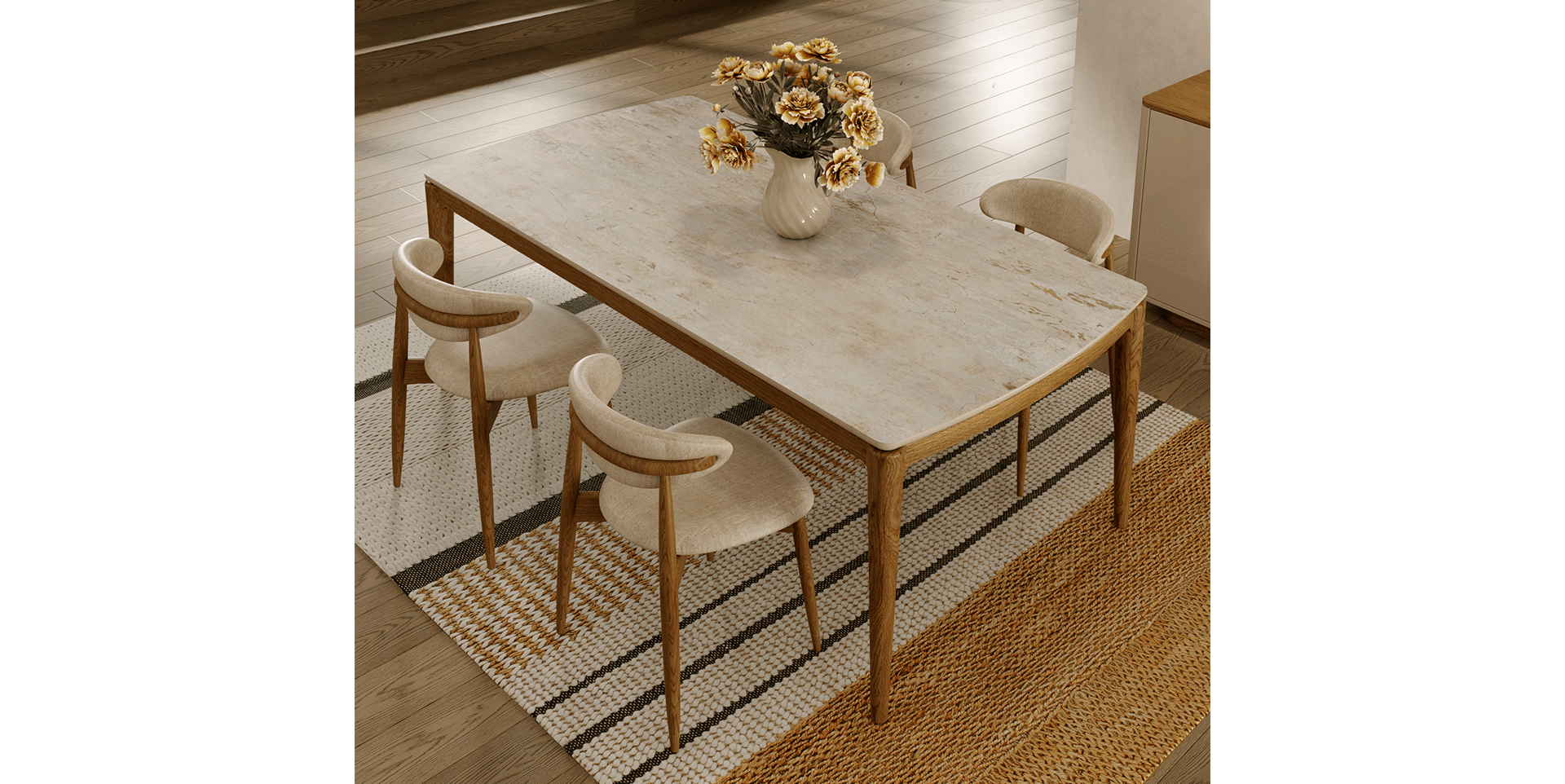 Table de salle à manger SIXTIES slider image n°2