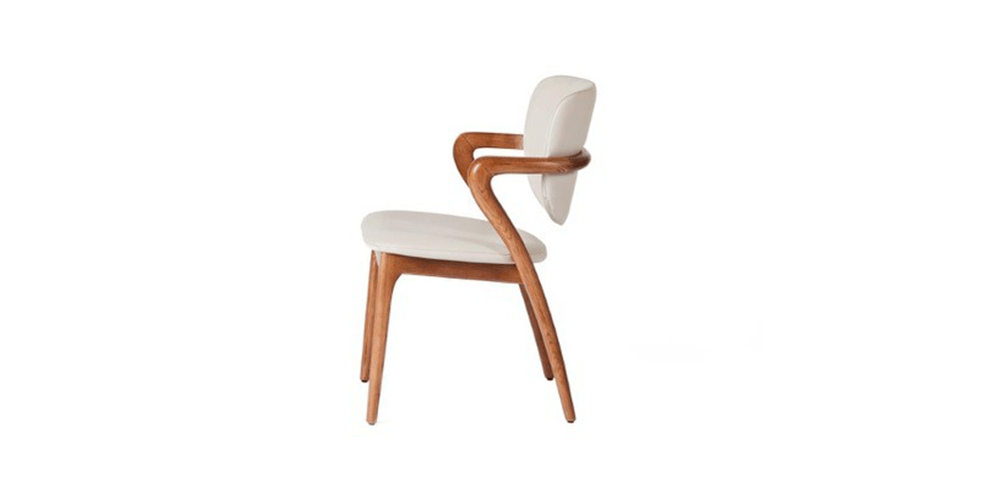 Chaise en cuir TEMPEST slider image n°3